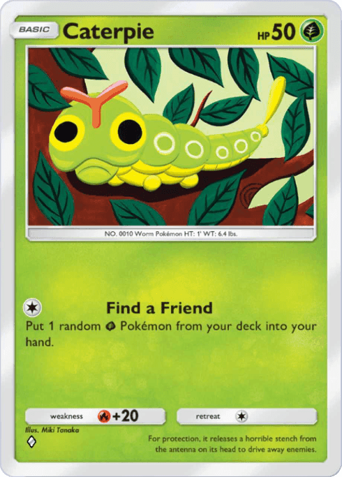 Caterpie Genetic Apex (A1) Pikachu