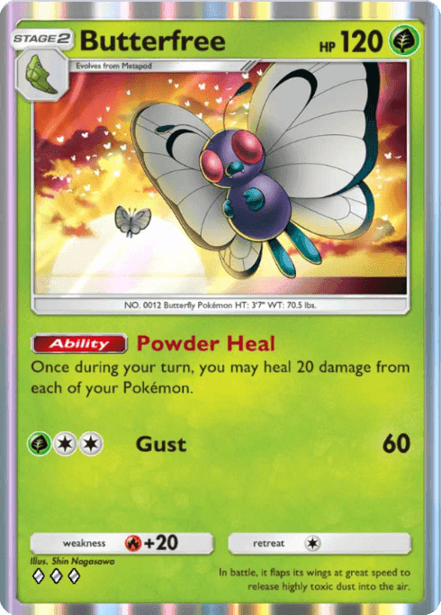 Butterfree Genetic Apex (A1) Pikachu