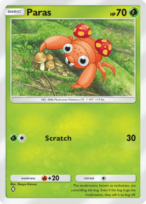 Paras Genetic Apex (A1) Pikachu