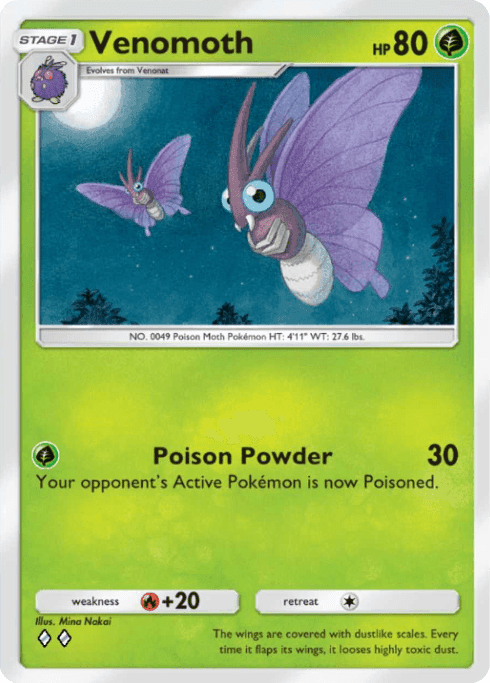 Venomoth Genetic Apex (A1) Mewtwo