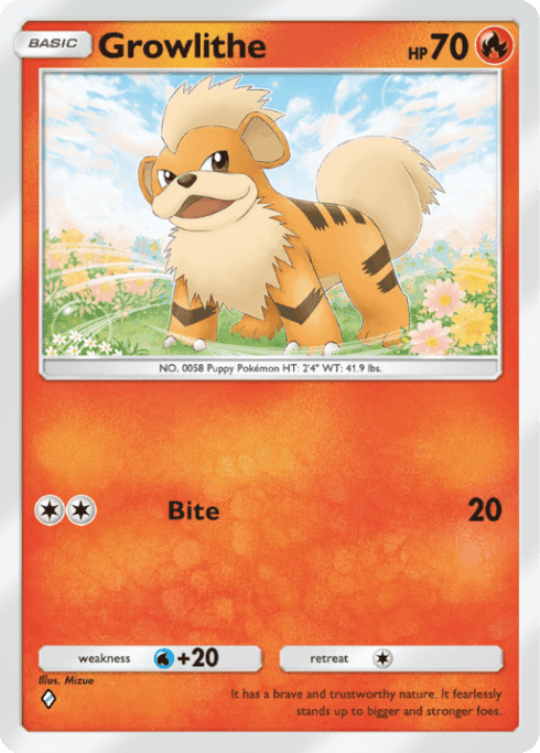 Growlithe Genetic Apex (A1) Pikachu