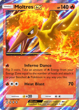 Moltres ex Genetic Apex (A1) Charizard