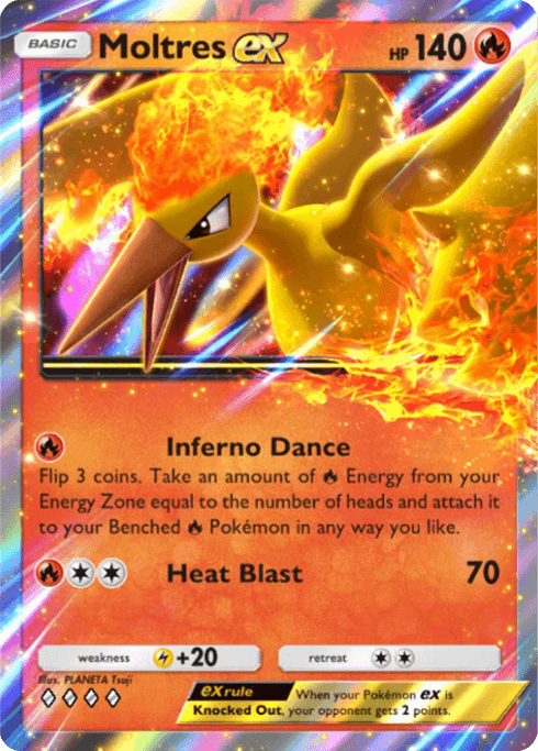 Moltres ex Genetic Apex (A1) Charizard