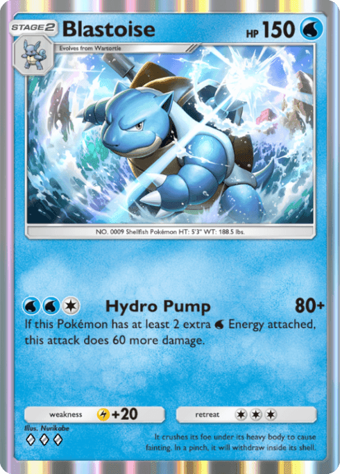 Blastoise Genetic Apex (A1) Pikachu