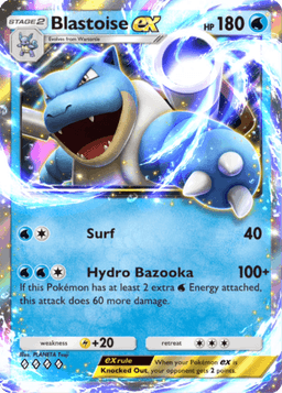 Blastoise ex Genetic Apex (A1) Pikachu