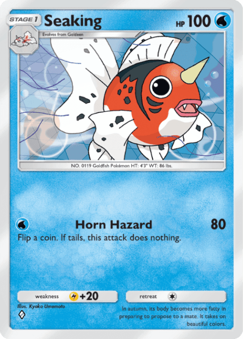 Seaking Genetic Apex (A1) Pikachu