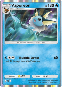 Vaporeon Genetic Apex (A1) Mewtwo