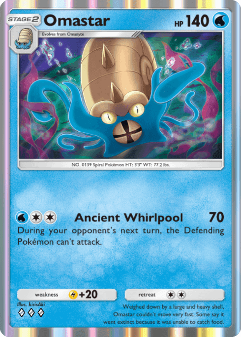 Omastar Genetic Apex (A1) Pikachu