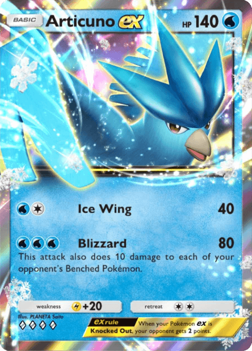 Articuno ex Genetic Apex (A1) Mewtwo