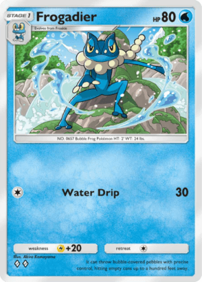 Frogadier Genetic Apex (A1) Charizard