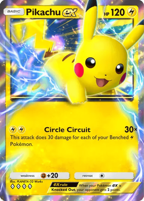 Pikachu ex Genetic Apex (A1) Pikachu