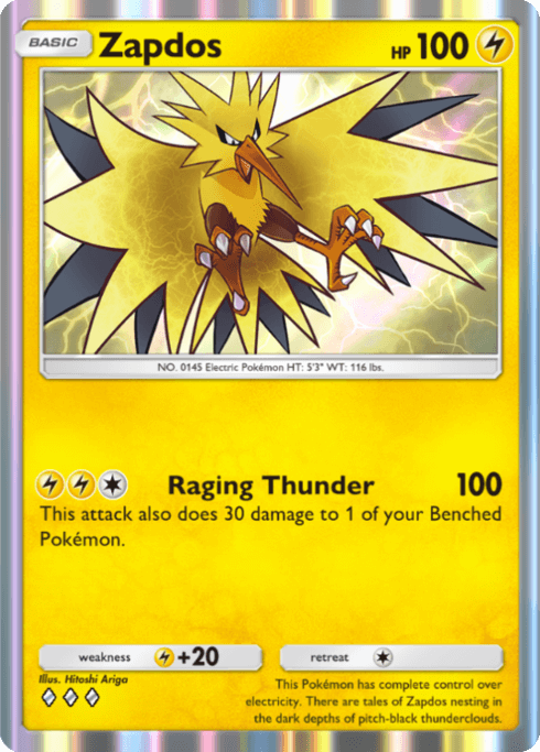 Zapdos Genetic Apex (A1) Pikachu