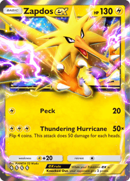 Zapdos ex Genetic Apex (A1) Pikachu