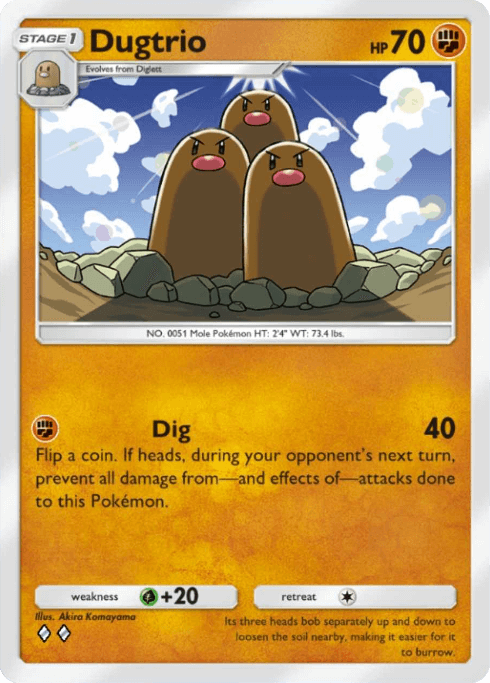 Dugtrio Genetic Apex (A1) Pikachu