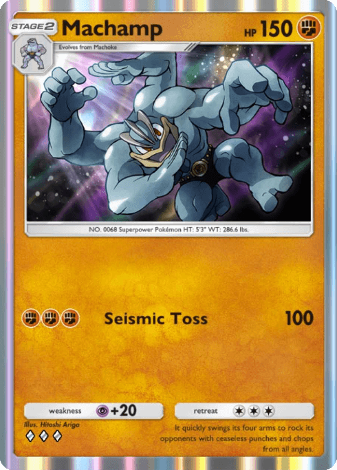 Machamp Genetic Apex (A1) Charizard