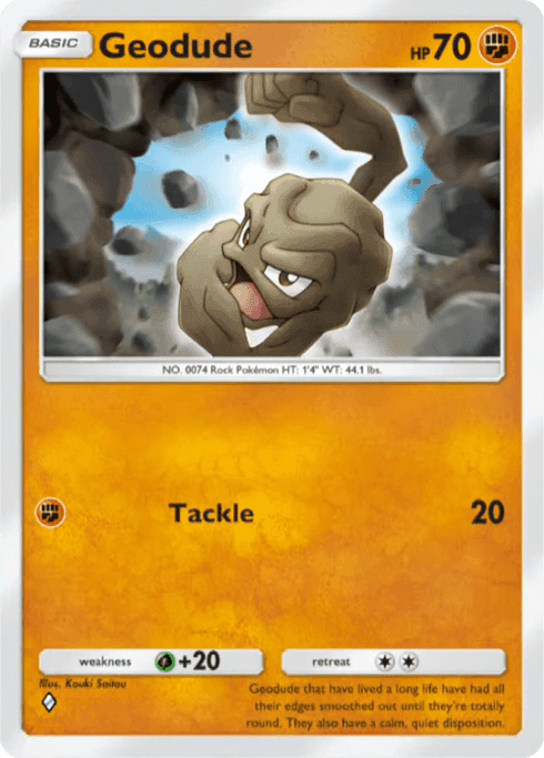 Geodude Genetic Apex (A1) Pikachu