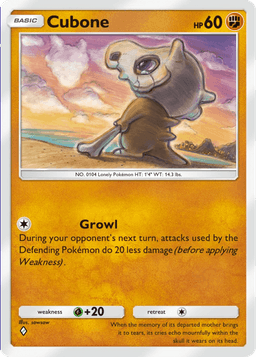 Cubone Genetic Apex (A1) Mewtwo