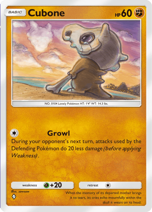 Cubone Genetic Apex (A1) Mewtwo