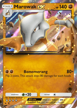 Marowak ex Genetic Apex (A1) Mewtwo