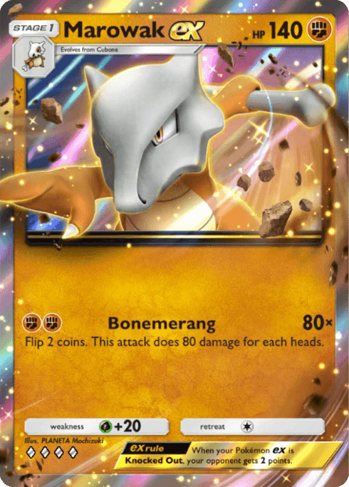 Marowak ex Genetic Apex (A1) Mewtwo