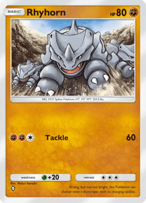 Rhyhorn Genetic Apex (A1) Mewtwo