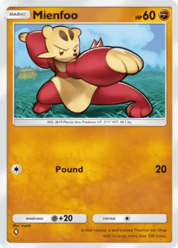 Mienfoo Genetic Apex (A1) Pikachu