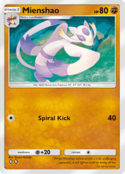 Mienshao Genetic Apex (A1) Pikachu