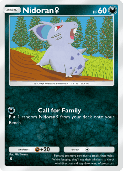 Nidoran F Genetic Apex (A1) Pikachu