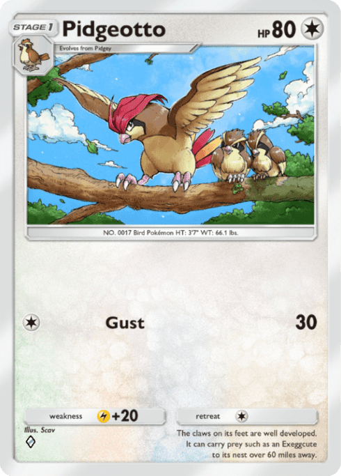 Pidgeotto Genetic Apex (A1) Mewtwo