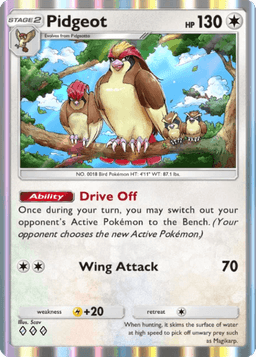 Pidgeot Genetic Apex (A1) Mewtwo