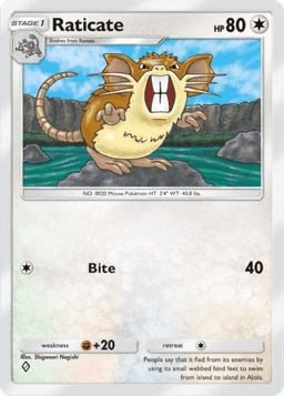 Raticate Genetic Apex (A1) Any
