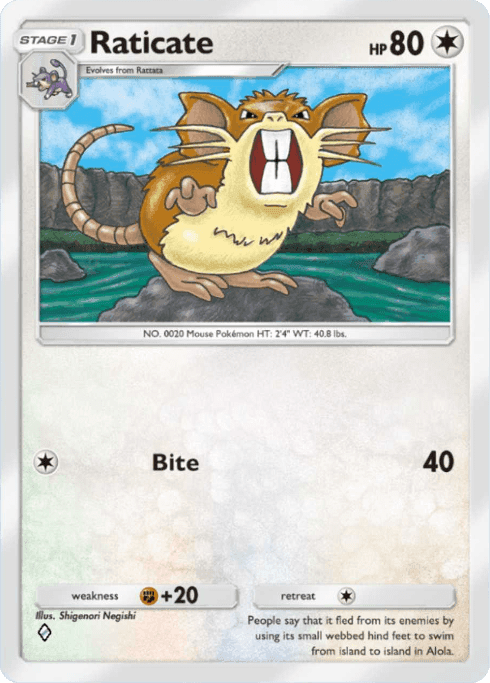 Raticate Genetic Apex (A1) Any