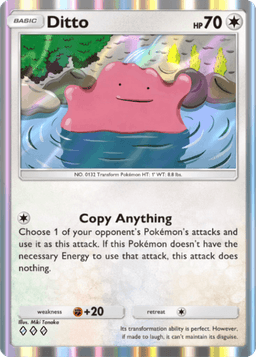 Ditto Genetic Apex (A1) Mewtwo