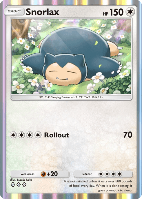 Snorlax Genetic Apex (A1) Pikachu