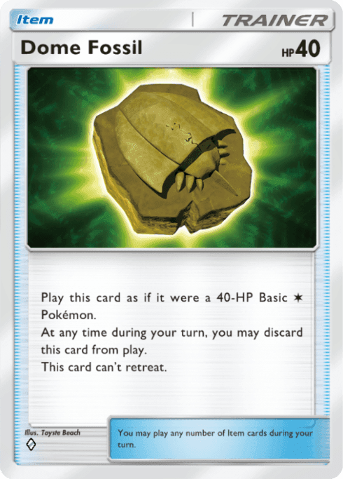 Dome Fossil Genetic Apex (A1) Charizard