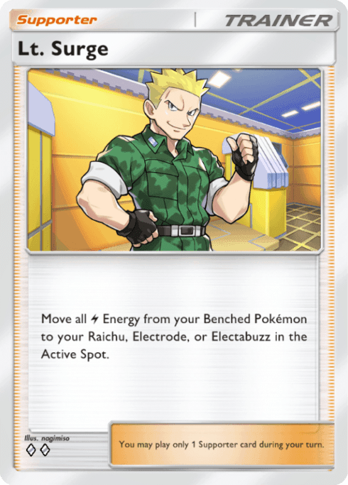 Lt. Surge Genetic Apex (A1) Pikachu