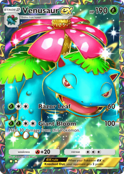 Venusaur ex Genetic Apex (A1) Mewtwo