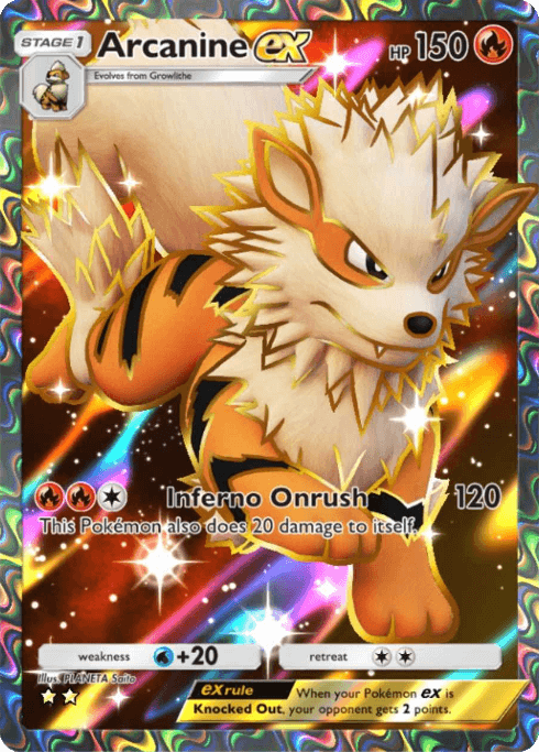 Arcanine ex Genetic Apex (A1) Pikachu