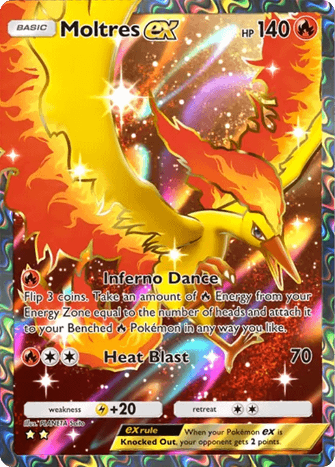 Moltres ex Genetic Apex (A1) Charizard