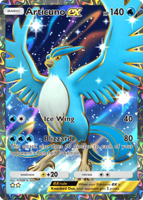 Articuno ex Genetic Apex (A1) Mewtwo