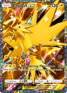 Zapdos ex Genetic Apex (A1) Pikachu