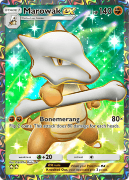 Marowak ex Genetic Apex (A1) Mewtwo