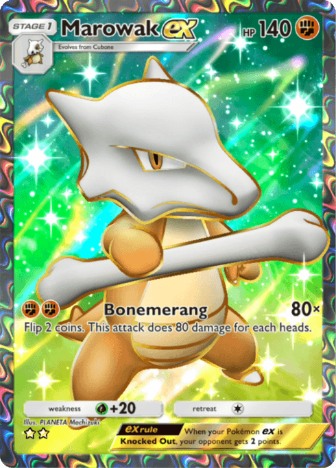Marowak ex Genetic Apex (A1) Mewtwo