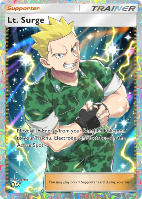 Lt. Surge Genetic Apex (A1) Pikachu