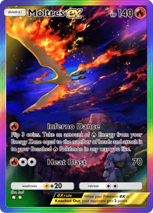 Moltres ex Genetic Apex (A1) Charizard