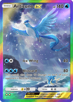 Articuno ex Genetic Apex (A1) Mewtwo