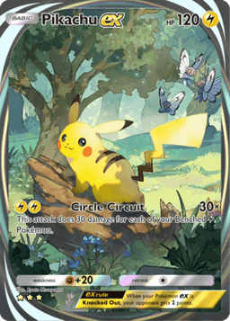 Pikachu ex Genetic Apex (A1) Pikachu