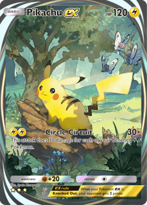 Pikachu ex Genetic Apex (A1) Pikachu