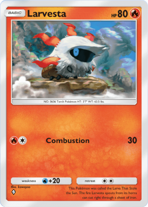 Larvesta Mythical Island (A1a) Mew