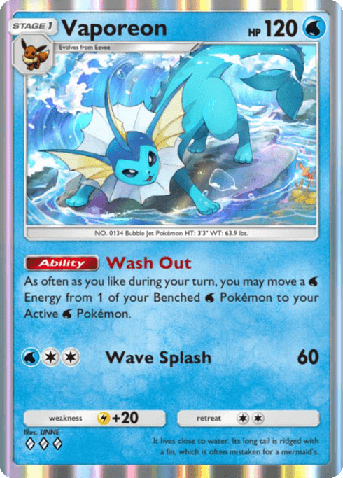 Vaporeon Mythical Island (A1a) Mew